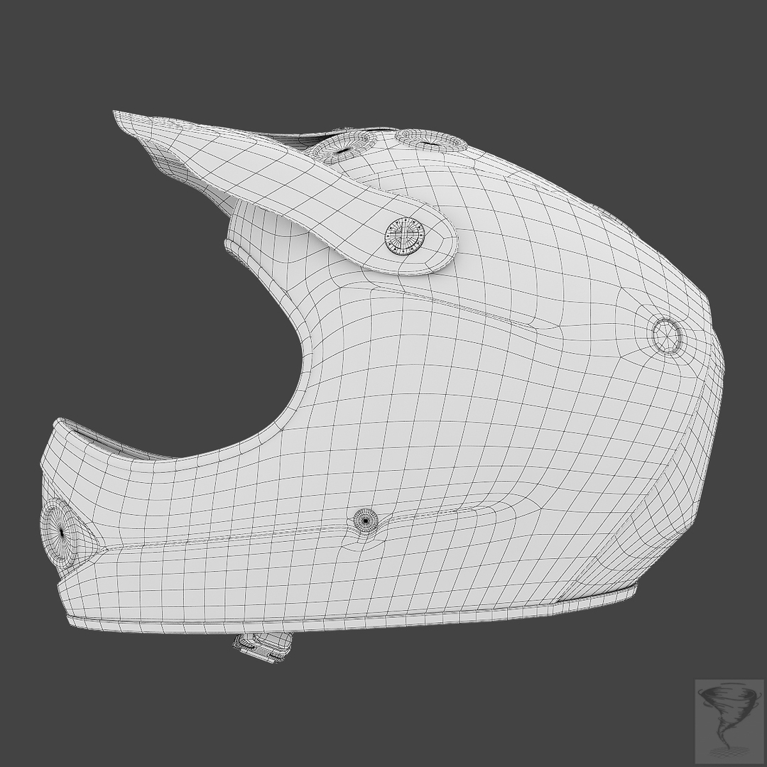 3d bmx helmet urge downomatic model