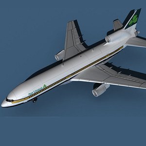 3D Lockheed L-1011-50 Aer Lingus 2 model