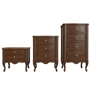 uvw chest drawers 3D model
