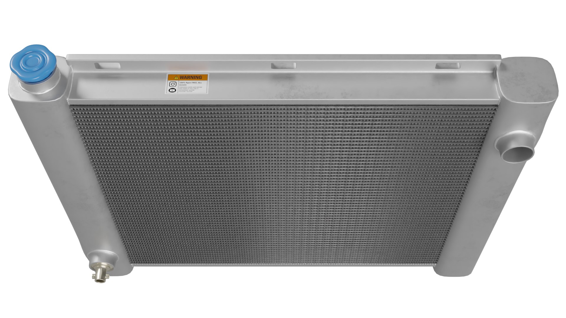 Car Radiator 3D Model - TurboSquid 2247909