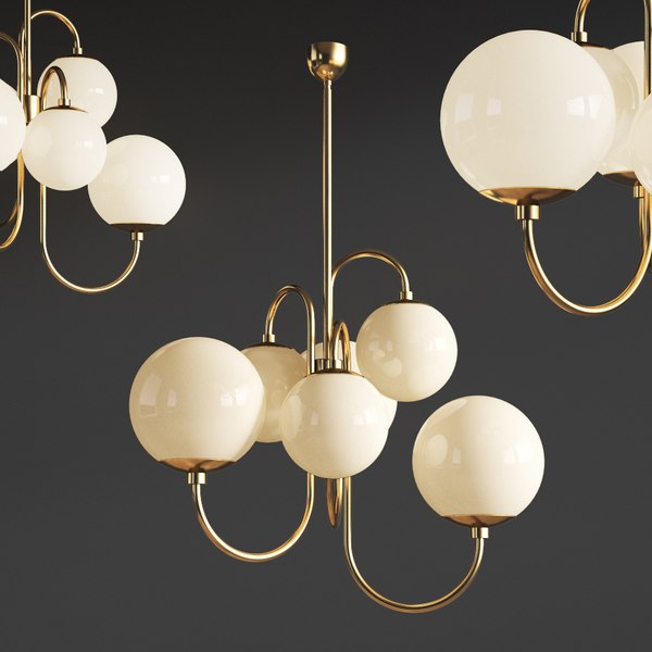 pelle asymmetrical chandelier