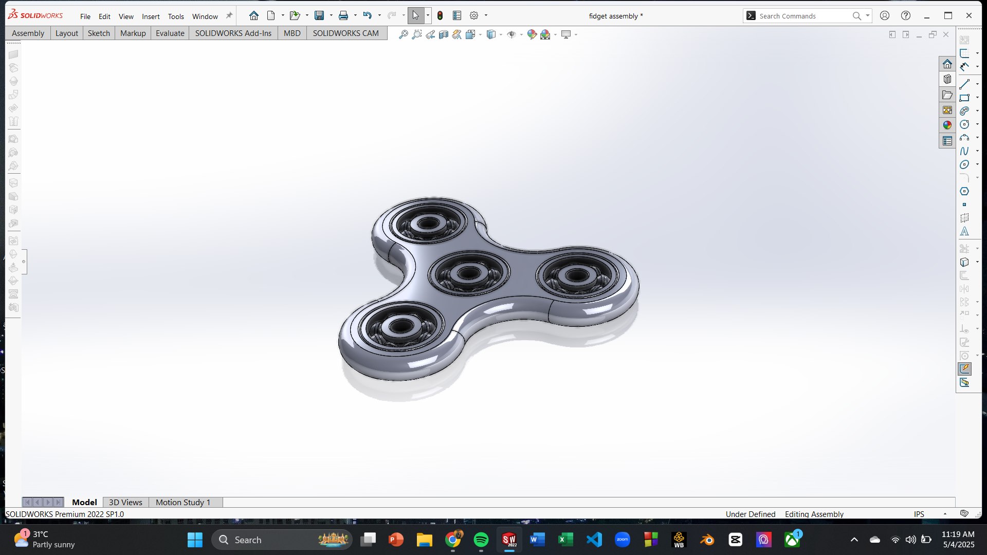 Precision Designed Fidget Spinner High-Quality 3D Model - TurboSquid ...