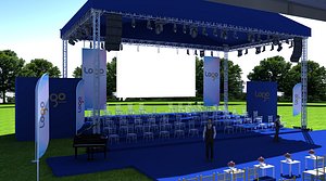 3D Square Truss stage