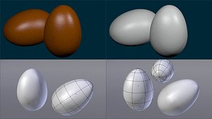 3d model egg