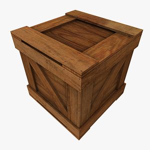 Square Wooden Crate