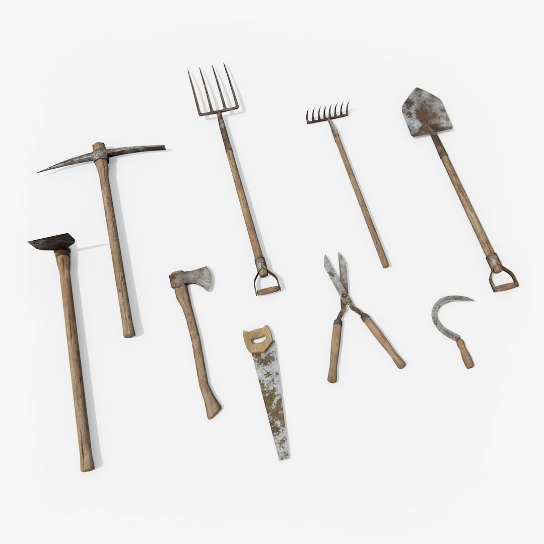 Old Farm Garden Tools Collection 3D model https://p.turbosquid.com/ts-thumb/z1/EoT9Uh/BY/00/png/1724781927/1920x1080/fit_q87/00e4686651dbccceeb055d4b246177733471a59e/00.jpg