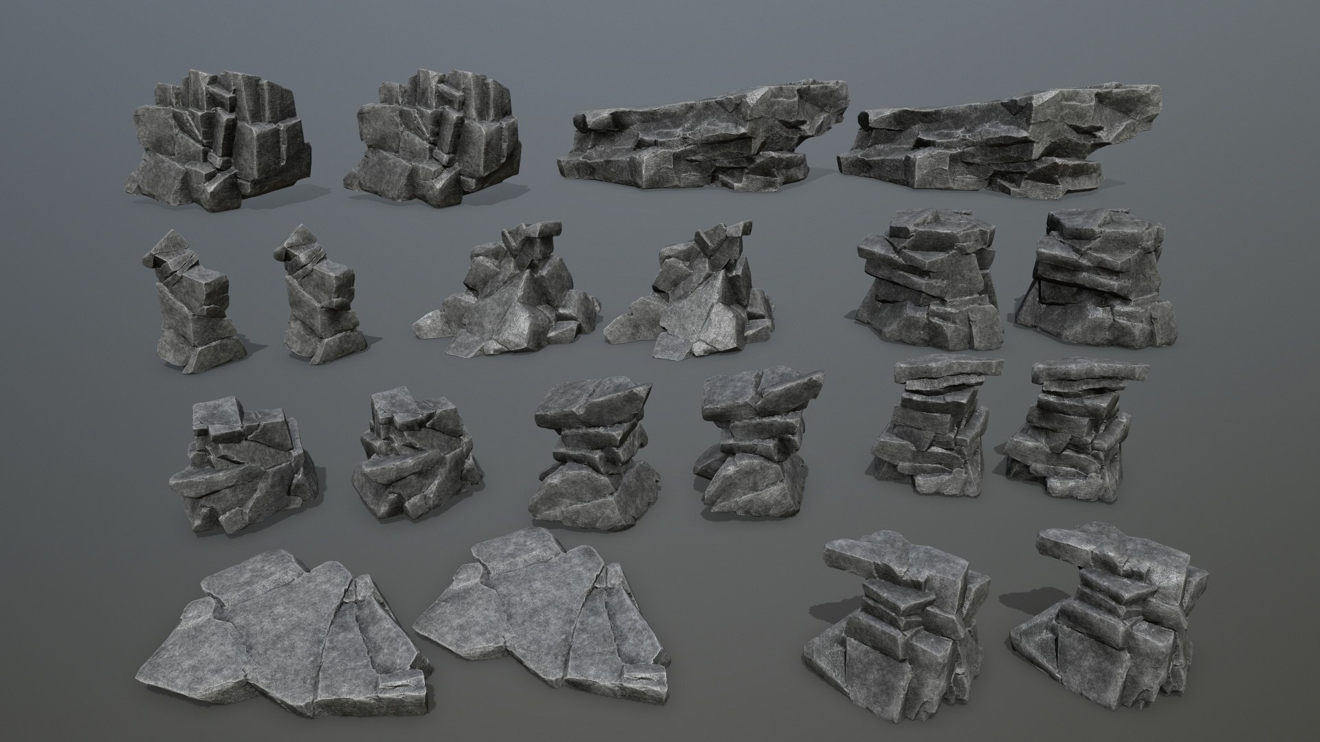 3D rocks - TurboSquid 1889373