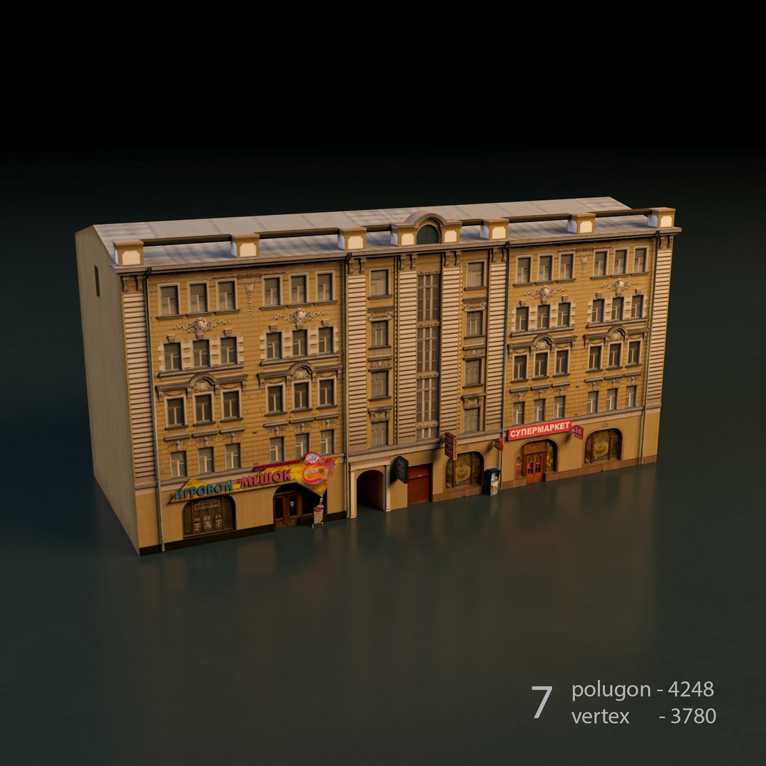 Building Set 3D - TurboSquid 1480219
