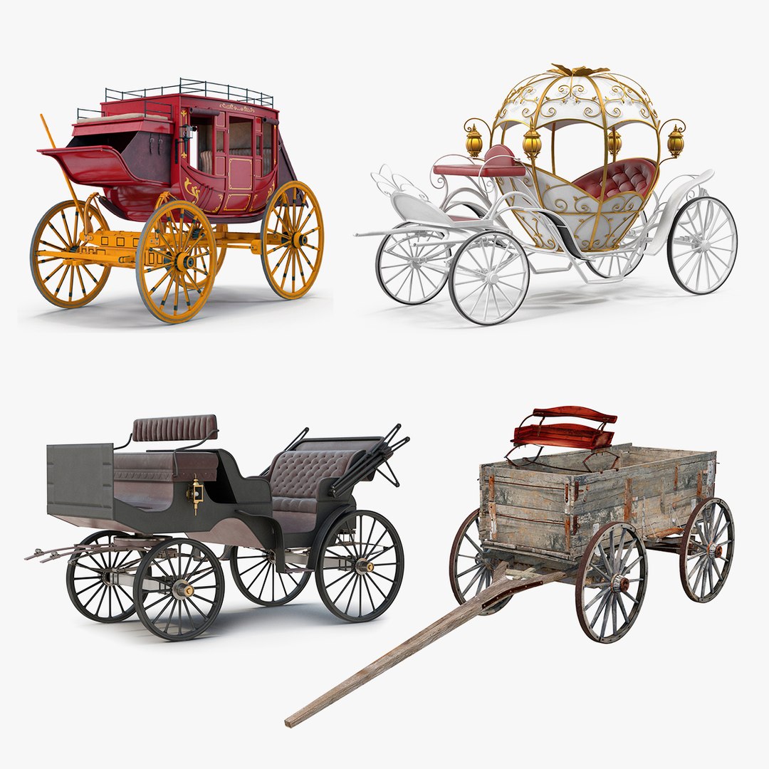 Carriages Collection 2 3D model preview