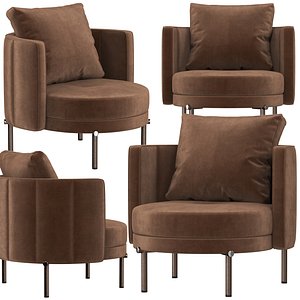 armchair minotti torii 3D