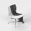 Vitra Eames Aluminium Group EA 105 Ledersessel von Charles & Ray Eames mit Plaid