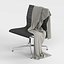 Vitra Eames Aluminium Group EA 105 Ledersessel von Charles & Ray Eames mit Plaid