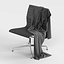 Vitra Eames Aluminium Group EA 105 Ledersessel von Charles & Ray Eames mit Plaid