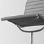 Vitra Eames Aluminium Group EA 105 Ledersessel von Charles & Ray Eames mit Plaid