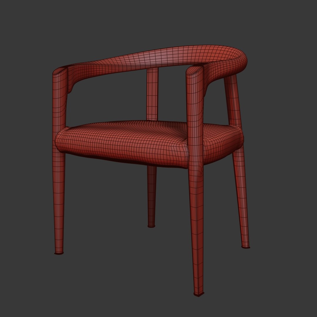 3D Molteni Miss Chair Model - TurboSquid 1587226