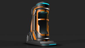 Sci Fi Incubator 3D model