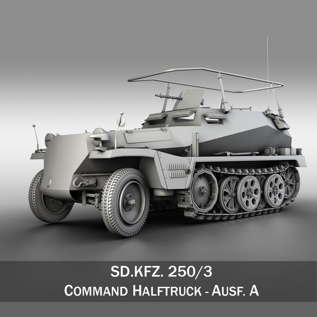 3ds Sd Kfz 250 3