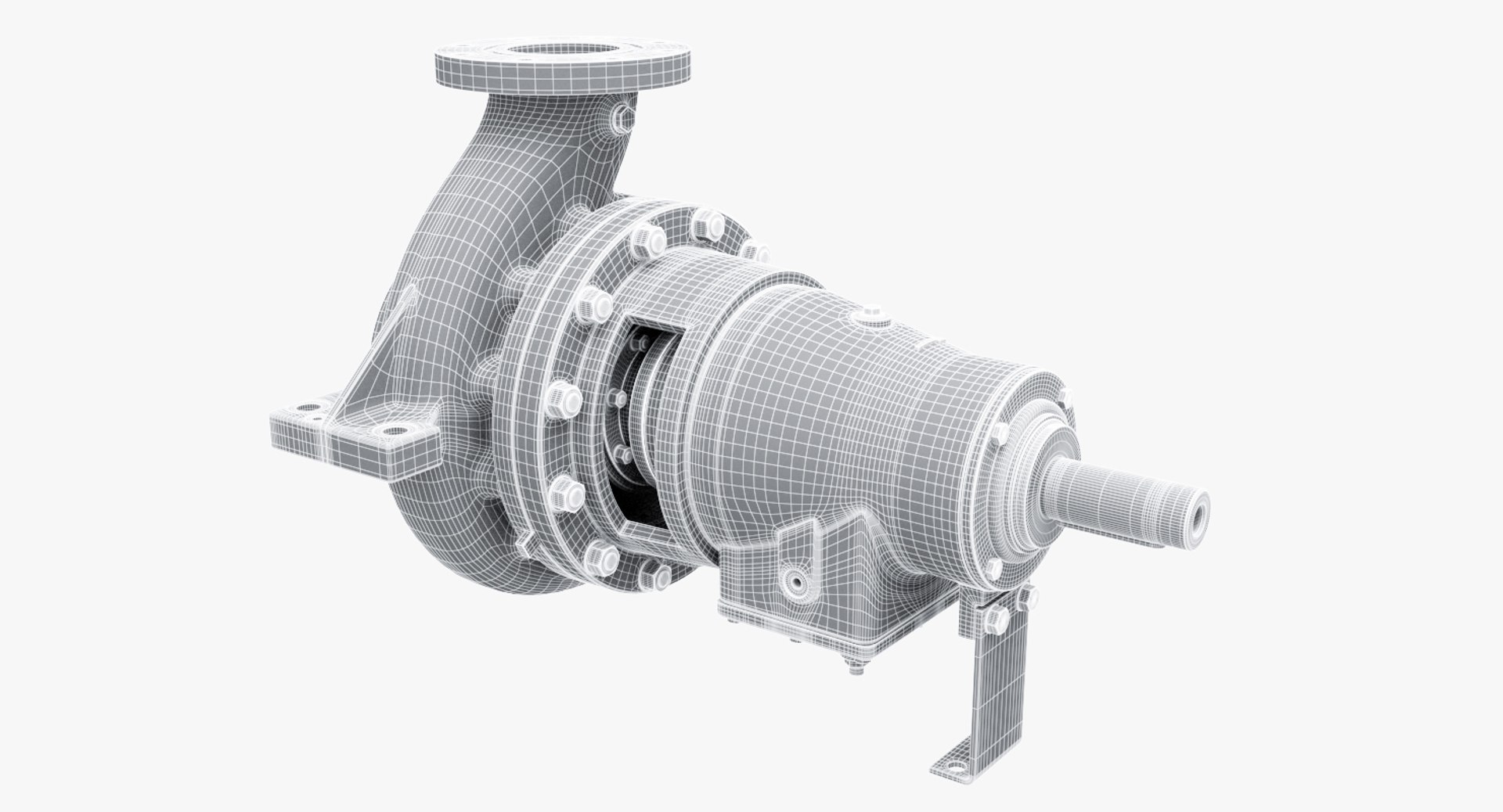 3d Obj Pump Real Structure