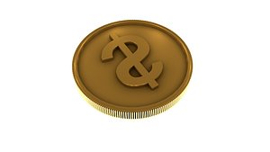 Gold coin dollar