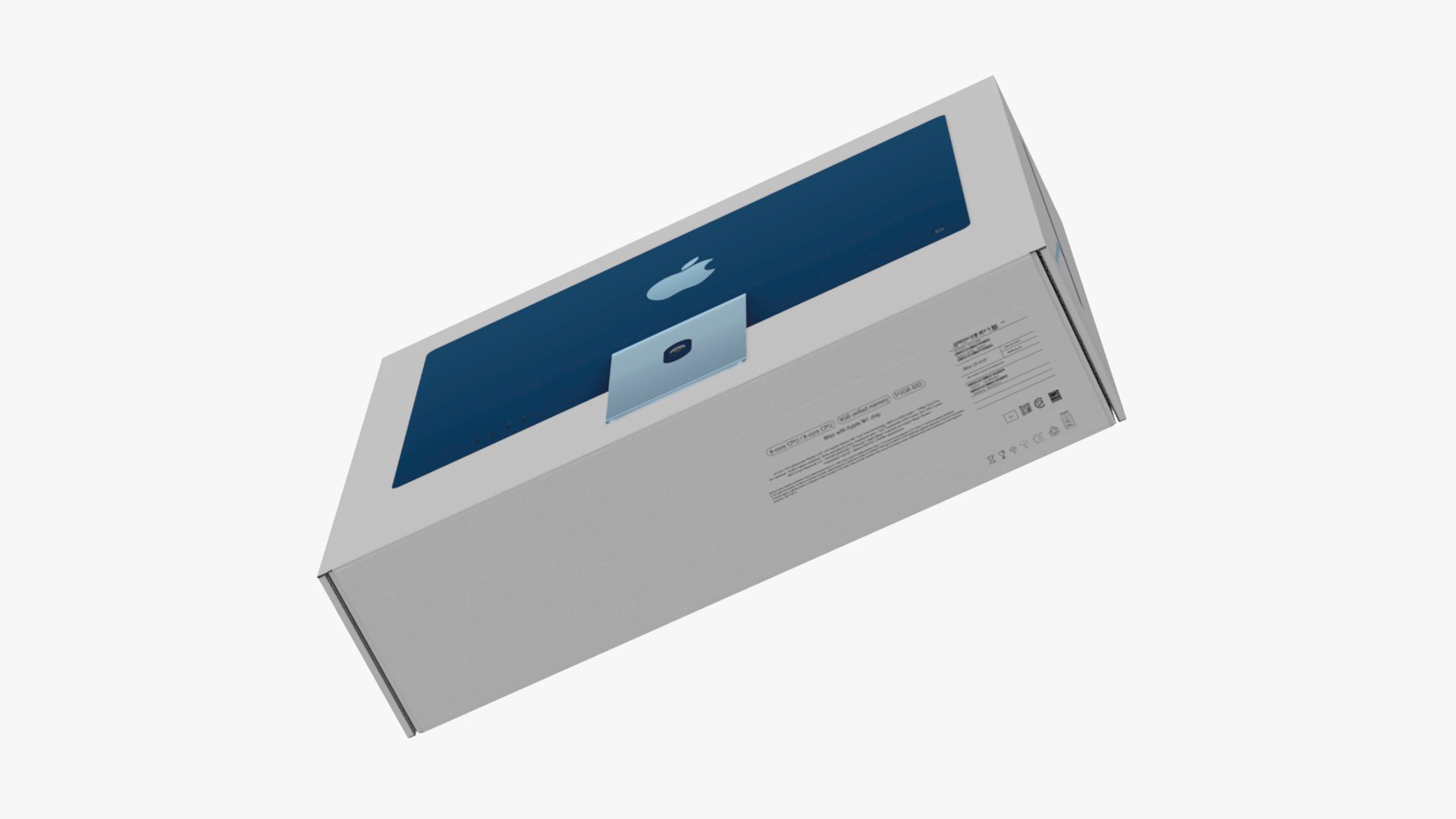 3D Apple IMac Packaging Box - TurboSquid 2215363