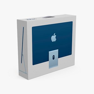 3D Apple iMac Packaging Box