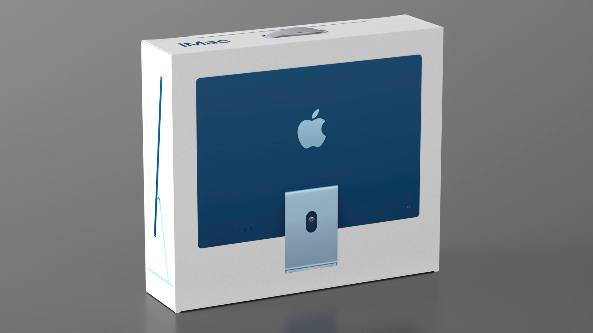 3D Apple IMac Packaging Box - TurboSquid 2215363