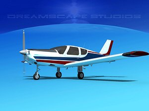 propeller tb-20 trinidad 3d model