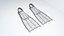 Swimming Scuba Diving flippers