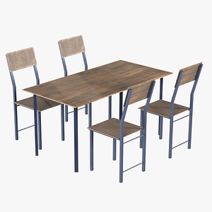 3D model Table Chair Set