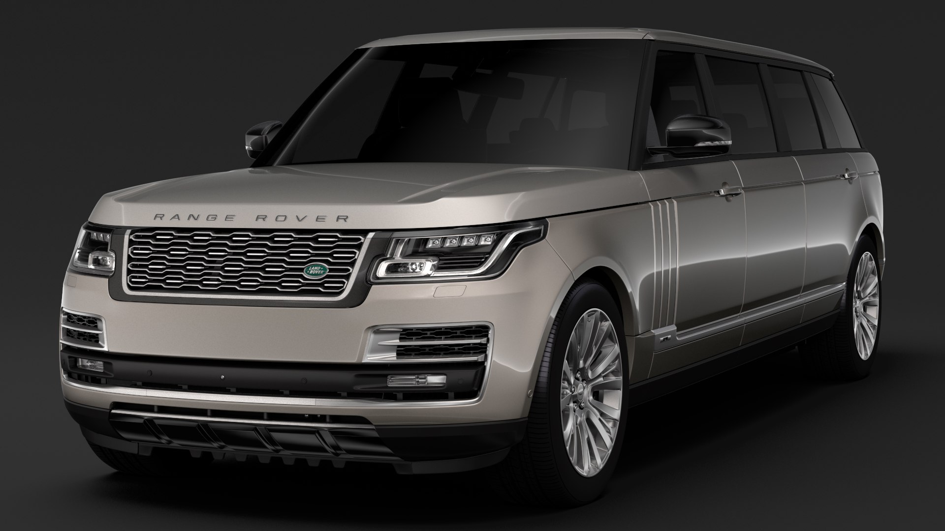 3D Model Range Rover Svautobiography Limo - TurboSquid 1282801