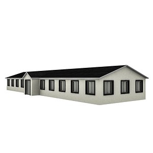 3D modern building 1