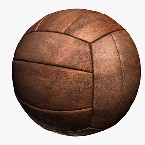 3d model old volleyball