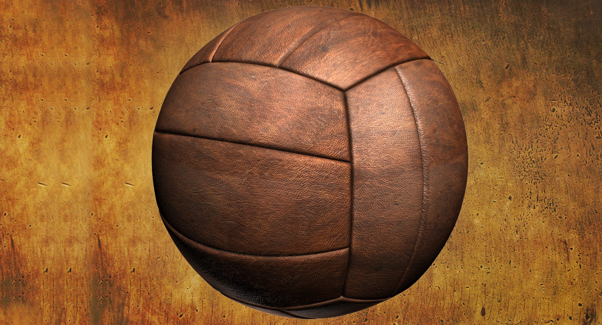 3d model old volleyball