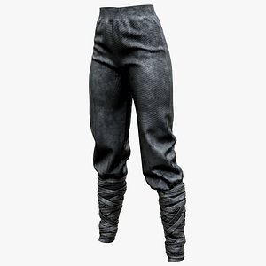Medieval Pants With Bandage Legs