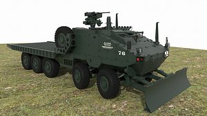 3D N.C.B.D TROGLODITA  Armored Recovery Truck 10x10 Bysanders 3D Models