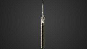 SciFi Building 4 model