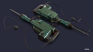 3D model Jackhammer