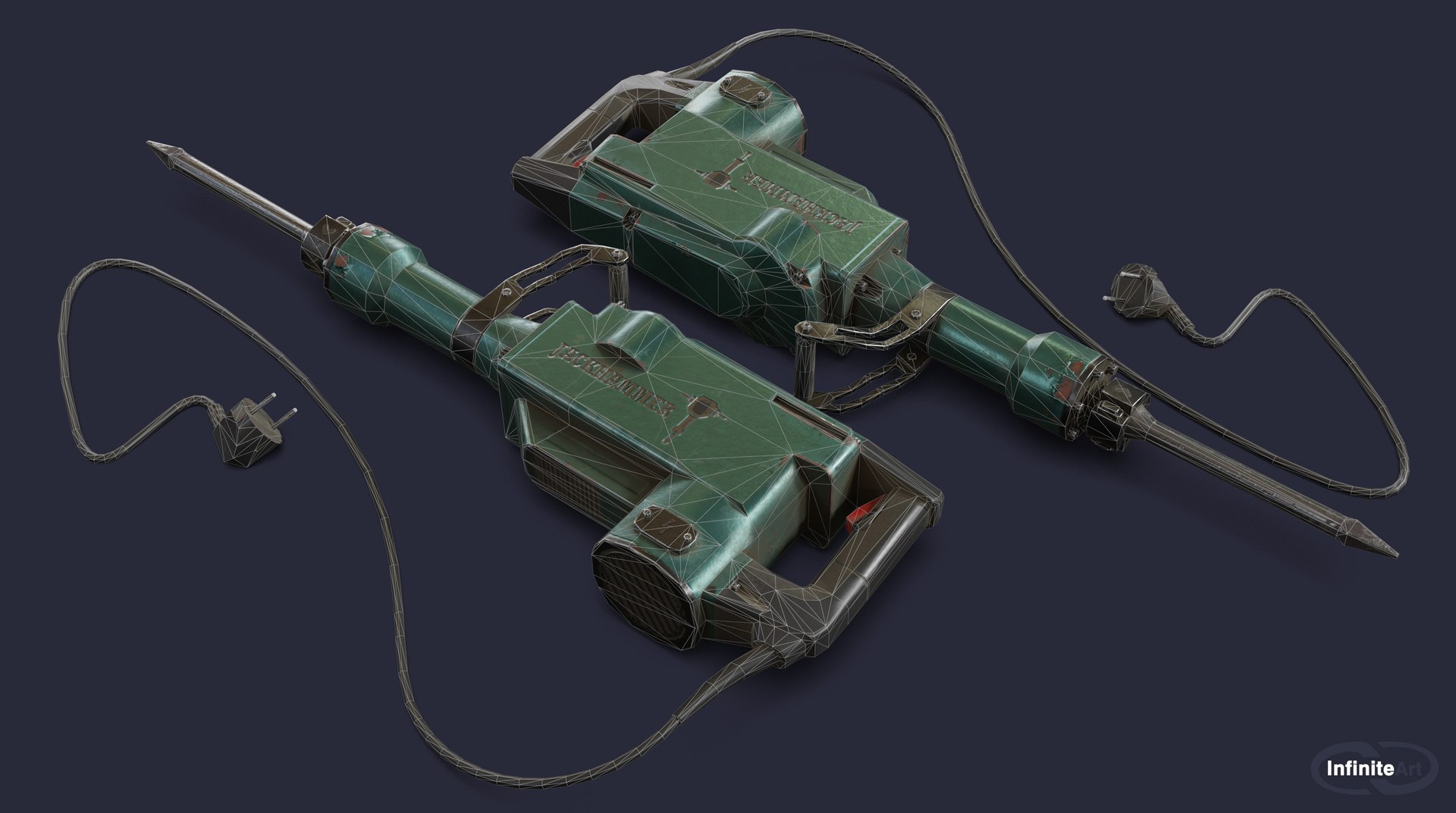 3D Model Jackhammer TurboSquid 1851010