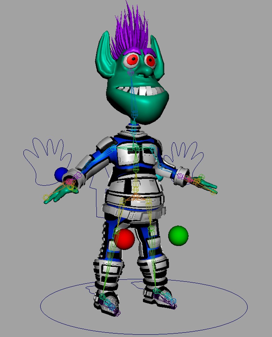 Fully Rigged 3d Ma