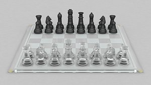 3D chessboard board