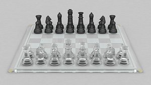 BOARD GAME---Glass Chessboard
