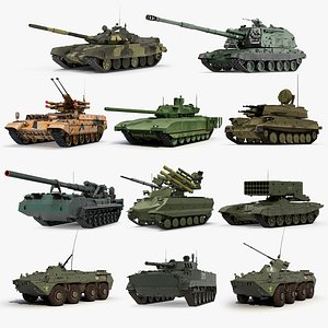 Russian Tanks Rigged Collection 6