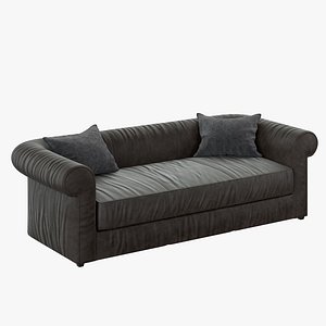 3D leather sofa model