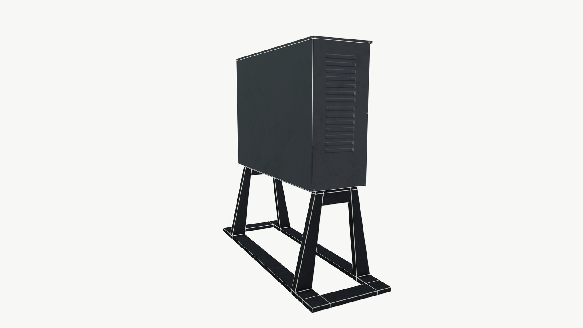 3D Stand Electri Box Model - TurboSquid 2255753