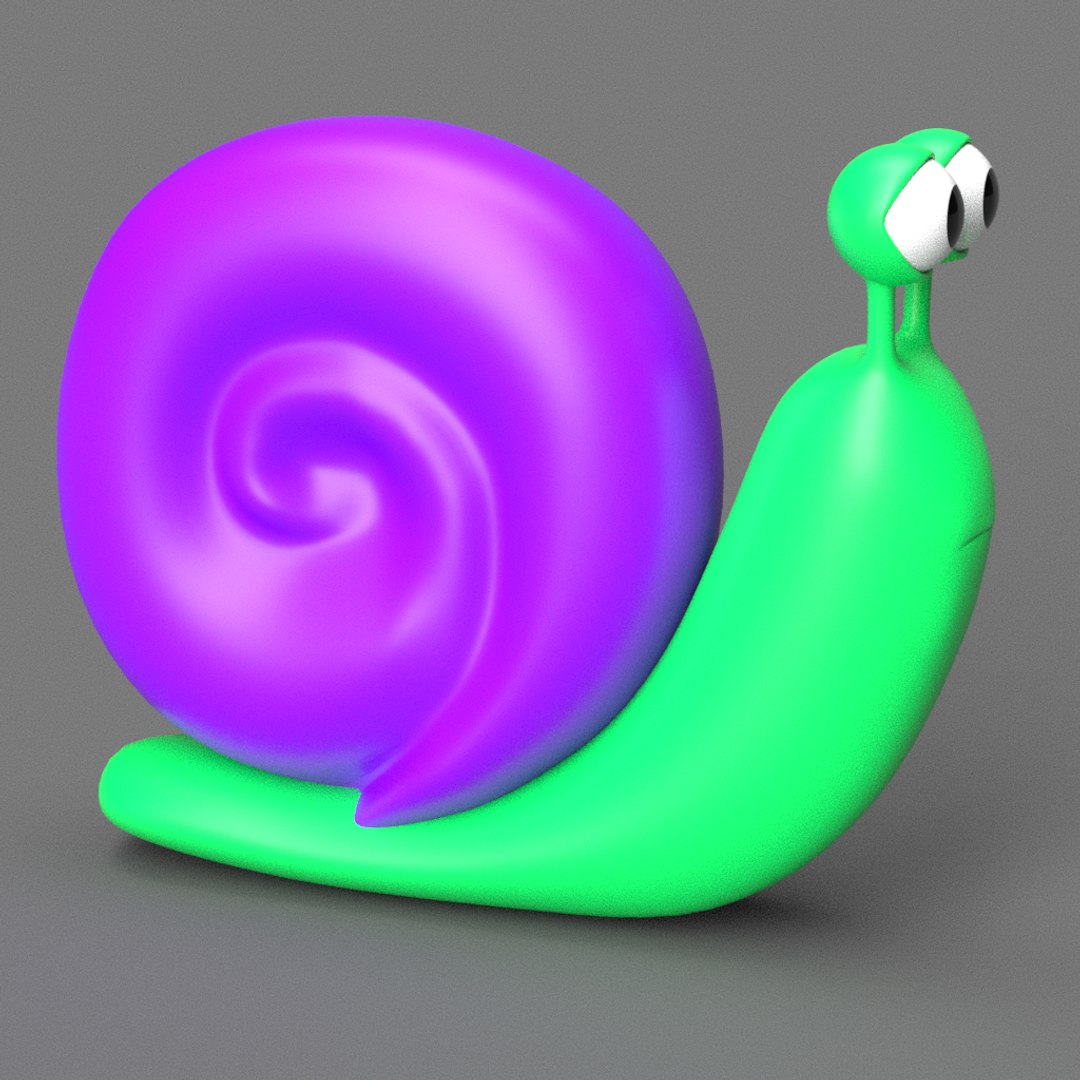 Snail 3D Model - TurboSquid 1578262