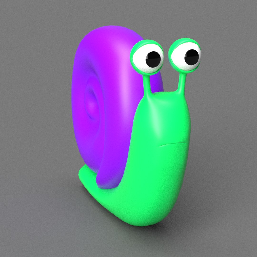 Snail 3D Model - TurboSquid 1578262