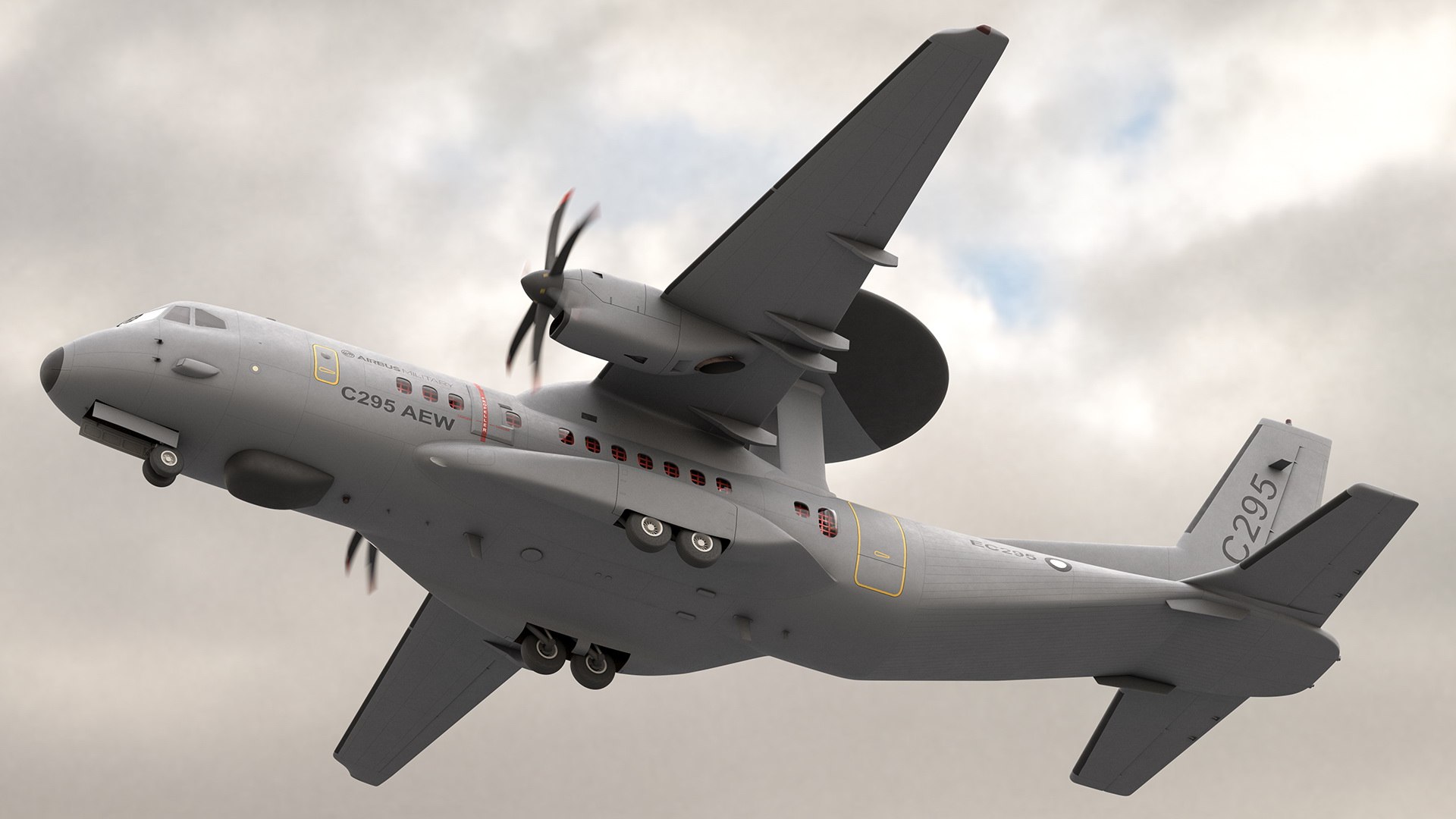 Airbus C295 Airborne Early 3D Model - TurboSquid 1584159