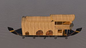 House Boat 3D model