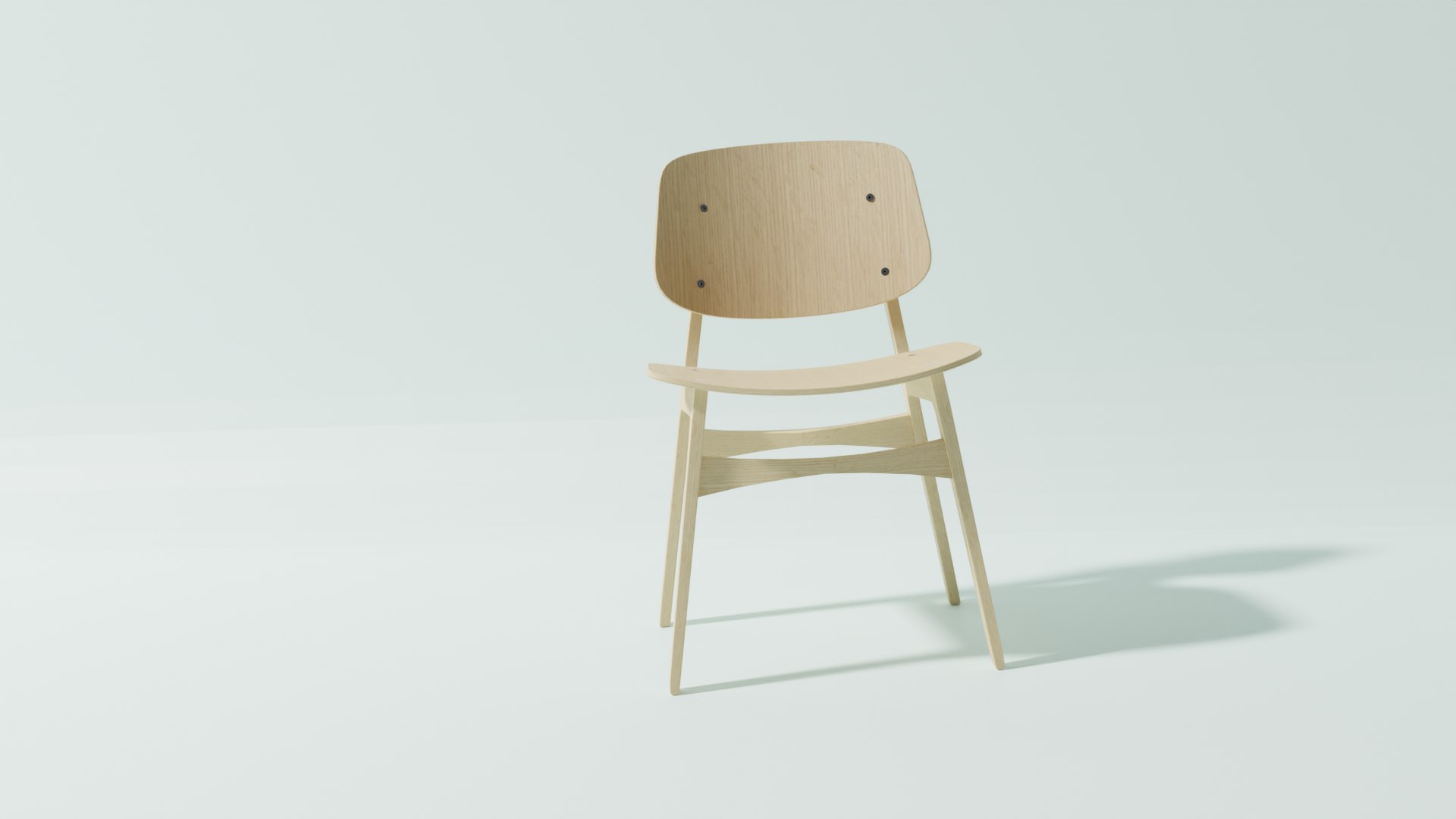 Plywood chair 3D model - TurboSquid 1603724