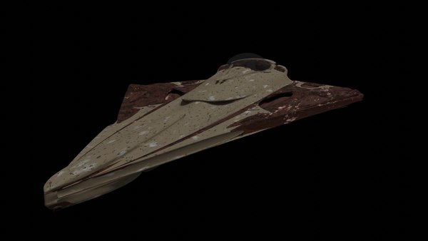 3D model Delta-7 Aged Look Obi-Wan Single-Fighter - TurboSquid 1799273